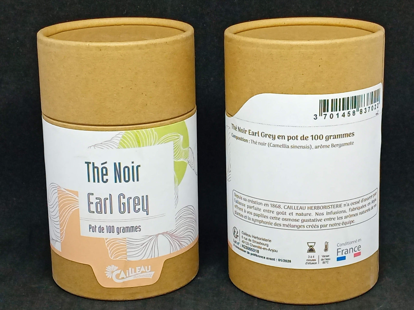 Thé NOIR EARL GREY
