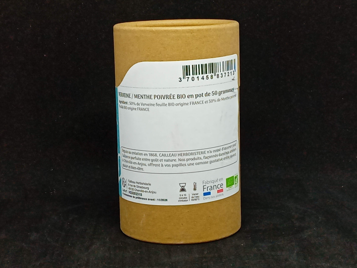 Tisane Verveine-Menthe Bio