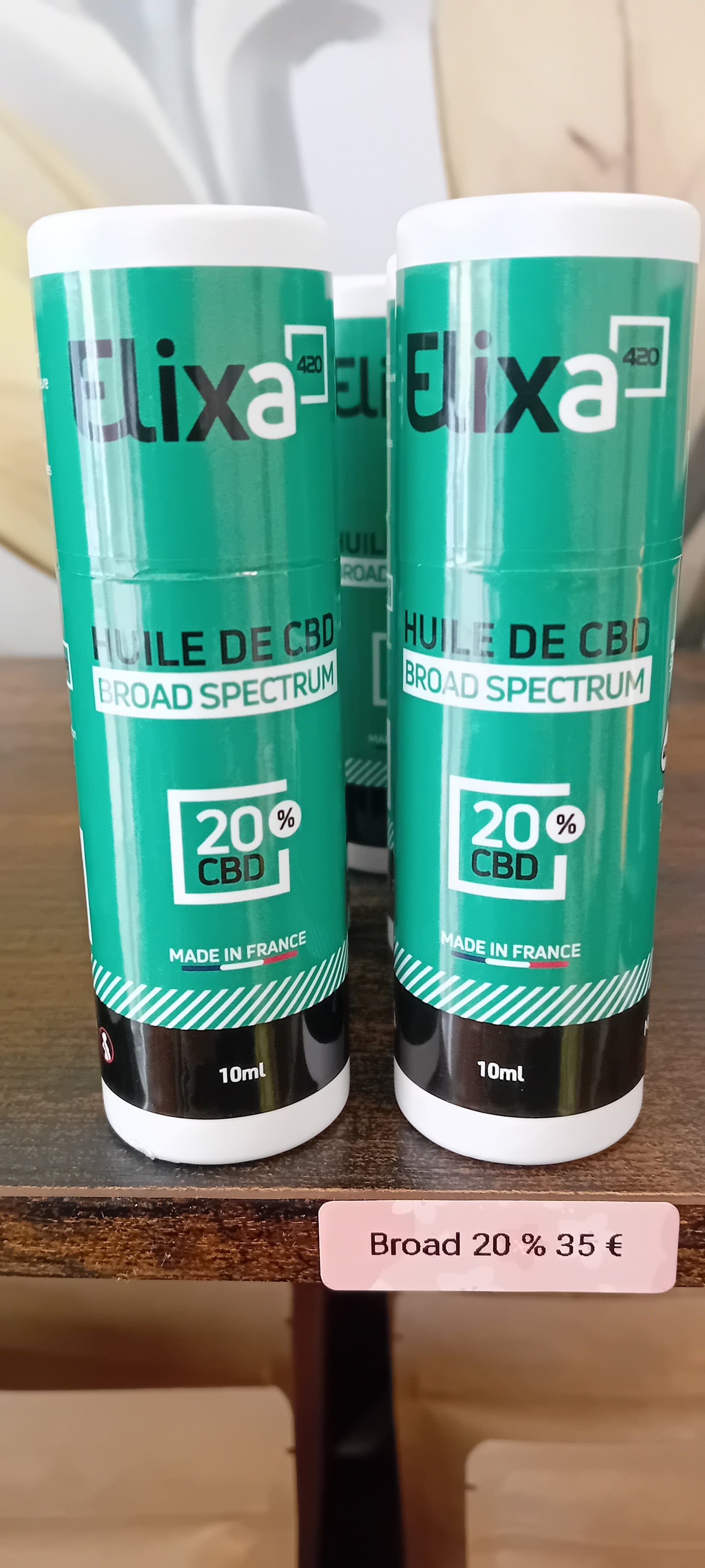 Huile CBD 20% Broad Spectrum Flacon 10 ml ELIXA