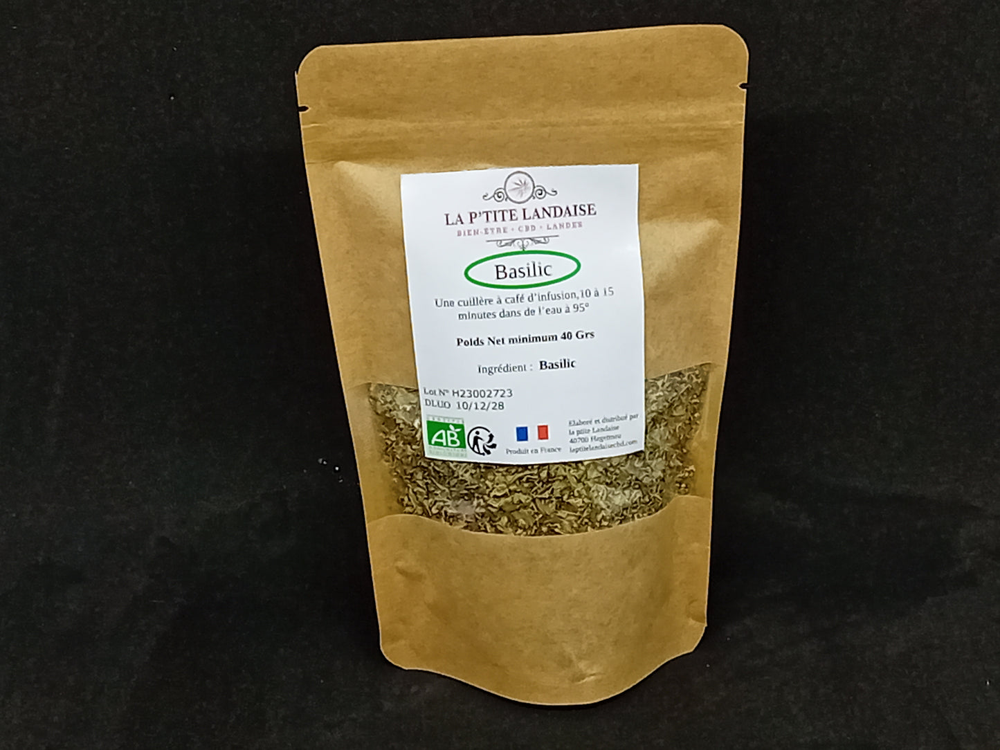 Basilic Bio France 40 Grammes