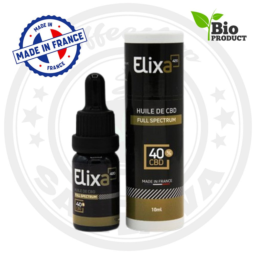 Huile CBD 40% Full Spectrum Nature ELIXA – Puissance et Bien-Être
