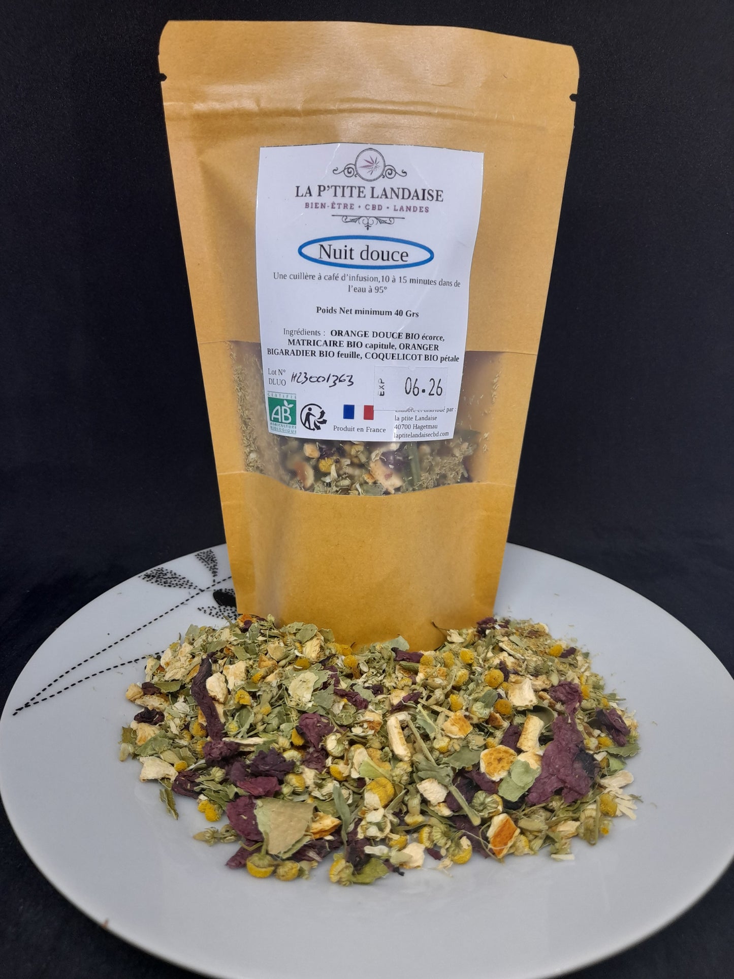 Infusion Nuit Douce 50 grammes Bio France