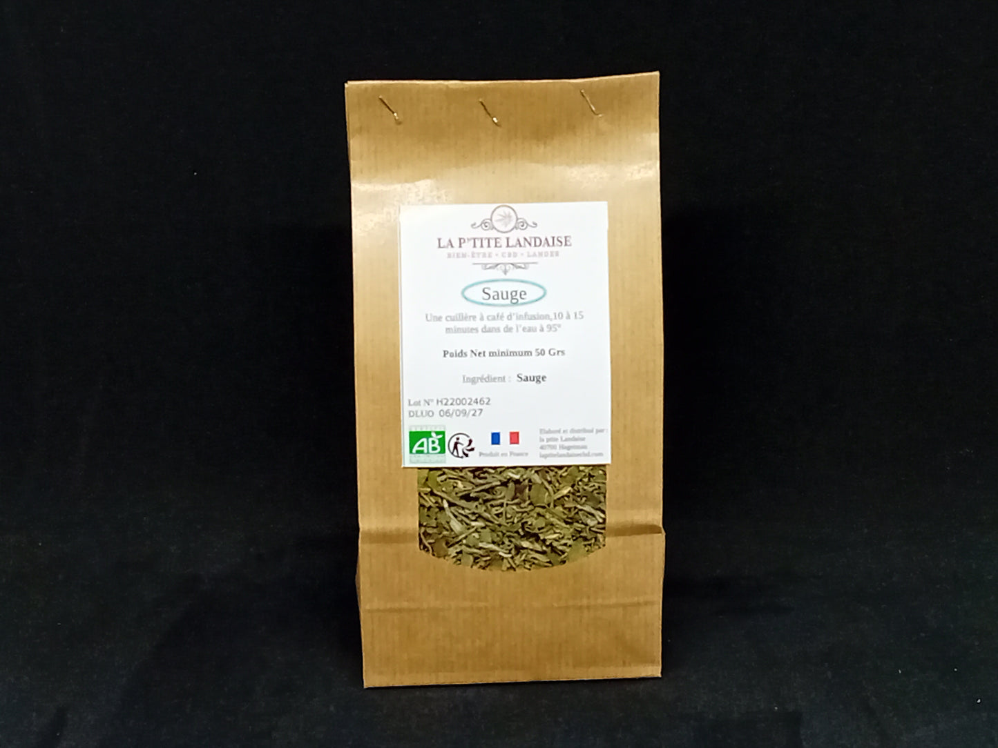 Herbe de Sauge Bio France 50 Grammes