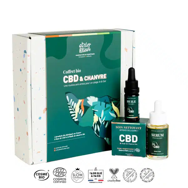 Coffret Cadeau bio CBD & Chanvre |  Atelier Populaire